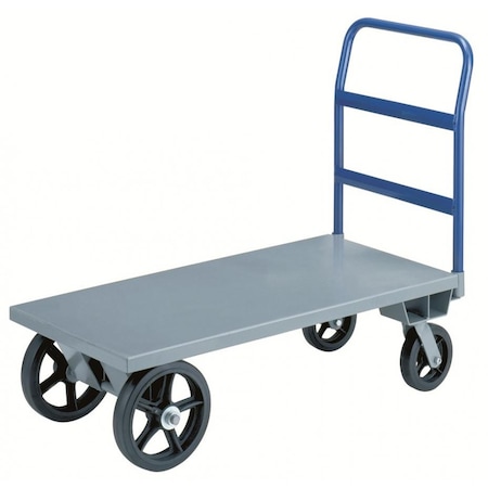 Little Giant Heavy-Duty Platform Trucks, 3000 lbs Cap, Rubber Tired Wheels, 36"x60" NBH3660MR